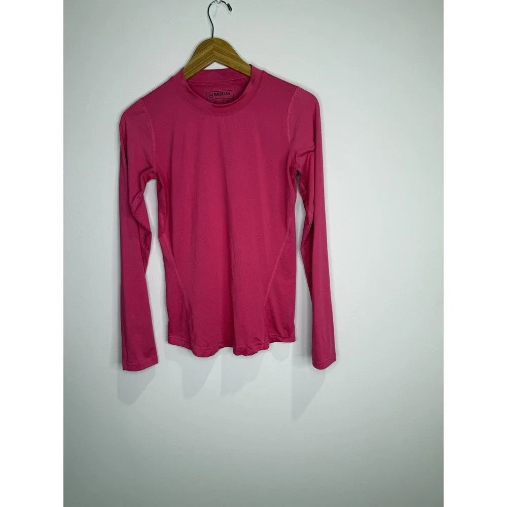 Magellan Outdoors Women's Long Sleeve Pink Casual Fishing Shirt Size M - Picture 2 of 12